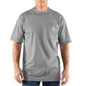 Carhartt FR FORCE Cotton Short-Sleeve Loose Fit T-Shirt in Gray